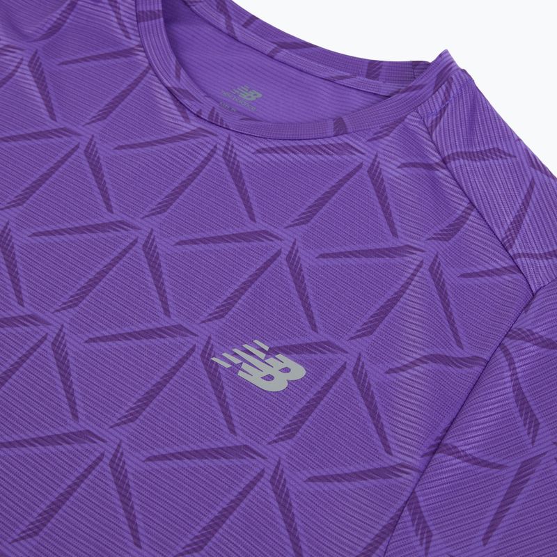 Мъжка тениска New Balance Essentials Printed T electric purple 8