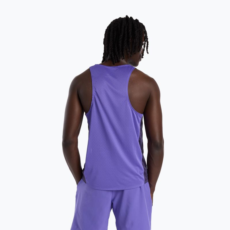 Мъжка тениска за бягане New Balance Viz-Tech Singlet electric purple 2