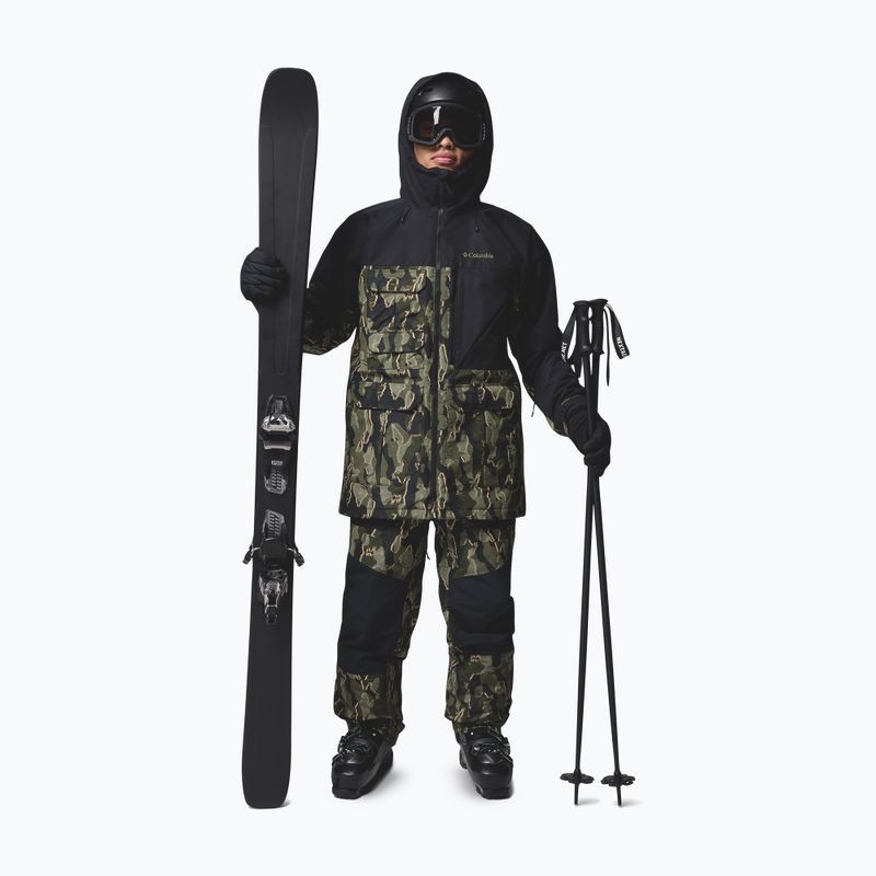 Мъжко яке за сноуборд Columbia Coreshot Print greenscape treebark print/ black 2