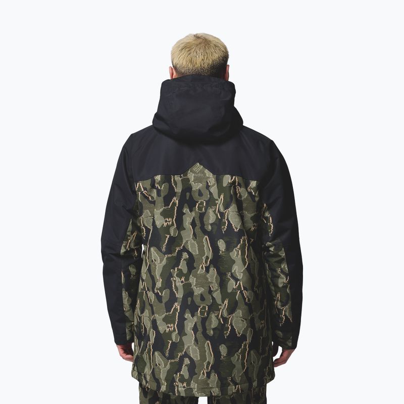Мъжко яке за сноуборд Columbia Coreshot Print greenscape treebark print/ black 3