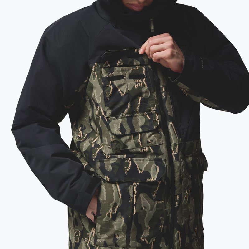 Мъжко яке за сноуборд Columbia Coreshot Print greenscape treebark print/ black 6