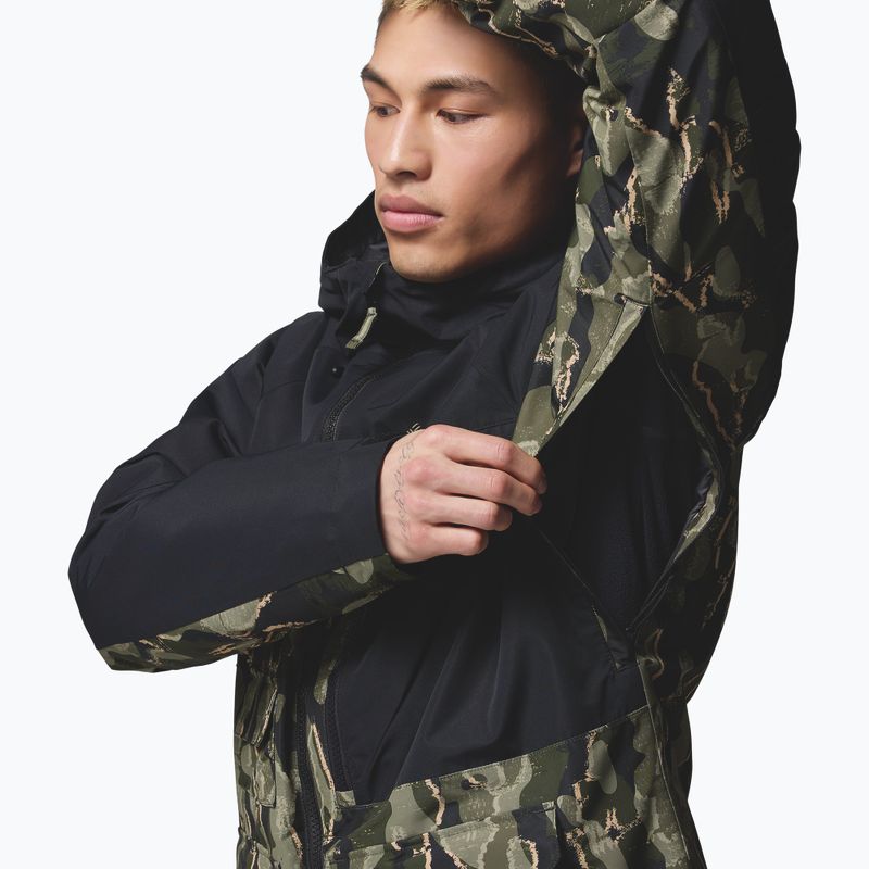 Мъжко яке за сноуборд Columbia Coreshot Print greenscape treebark print/ black 8