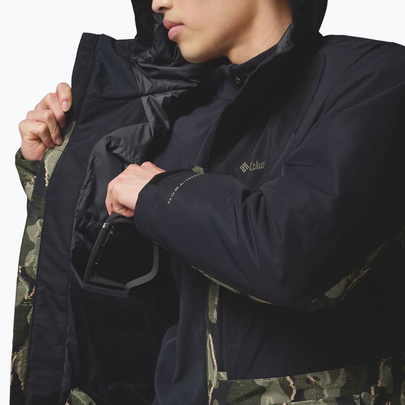 Мъжко яке за сноуборд Columbia Coreshot Print greenscape treebark print/ black 9