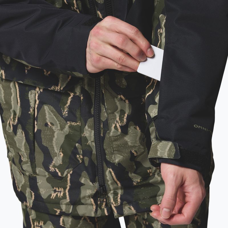 Мъжко яке за сноуборд Columbia Coreshot Print greenscape treebark print/ black 10