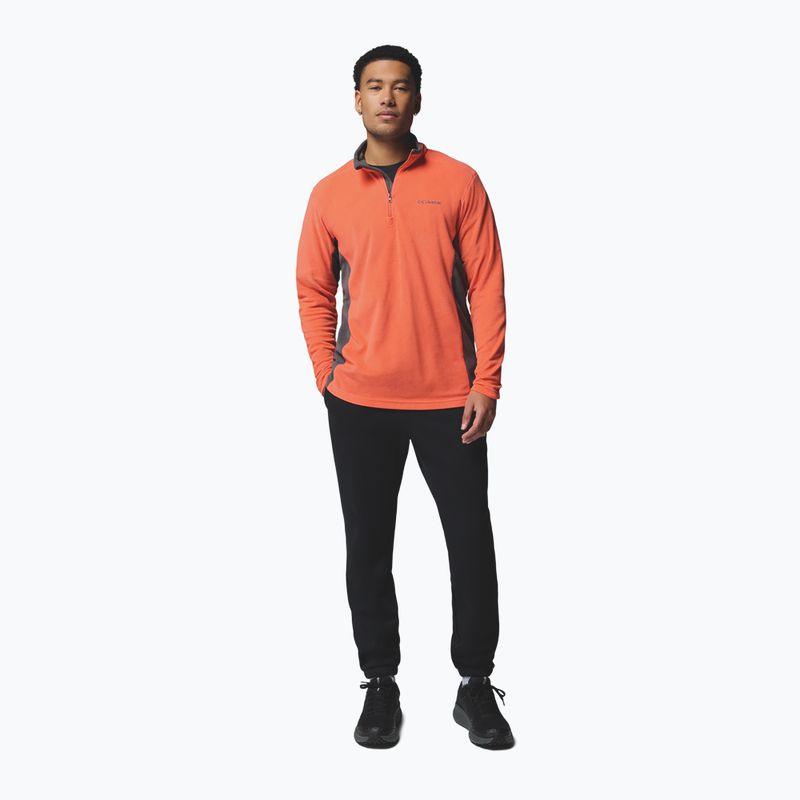 Мъжки поларен суитшърт Columbia Klamath Range II HZ zing/shark 2