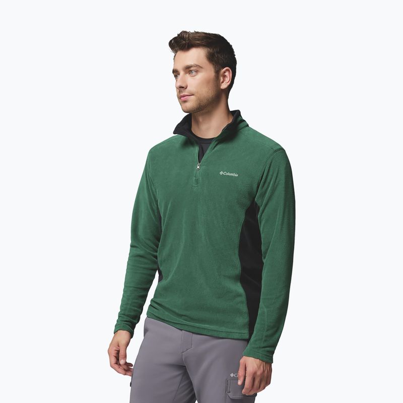 Мъжки поларен суитшърт Columbia Klamath Range II HZ Rain Forest/Black 4