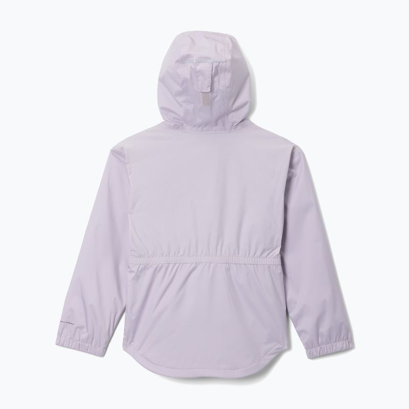 Детско яке за дъжд Columbia Rainy Trails II Fleece lavender pearl 2