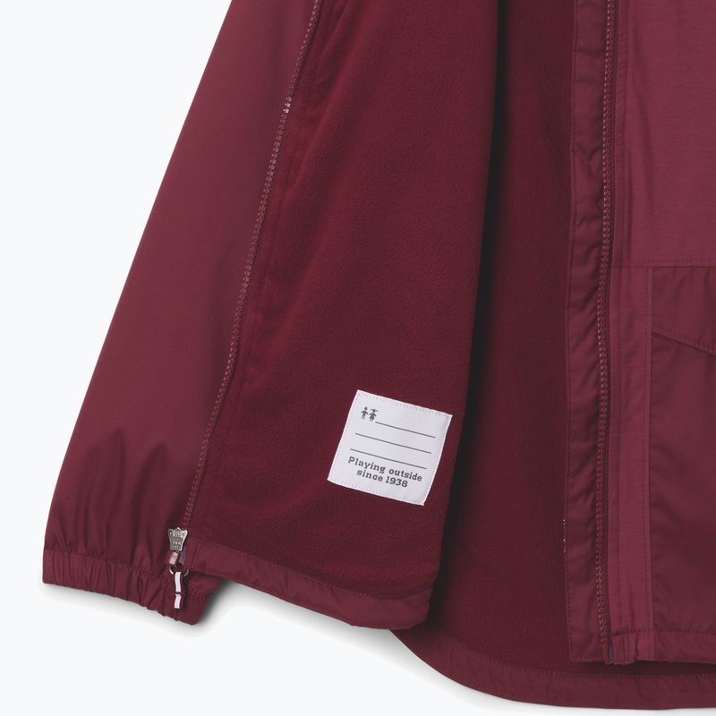 Детско яке за дъжд Columbia Rainy Trails II Fleece rich wine 3