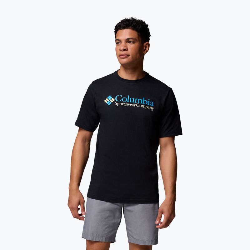 Мъжка тениска Columbia CSC Basic logo black/csc retro logo
