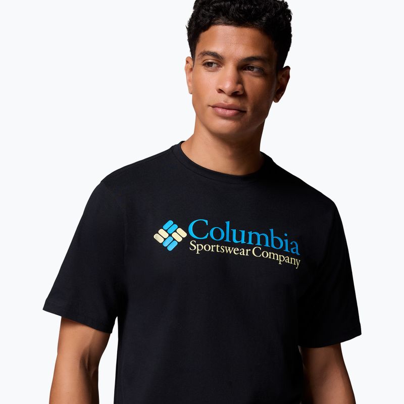 Мъжка тениска Columbia CSC Basic logo black/csc retro logo 5