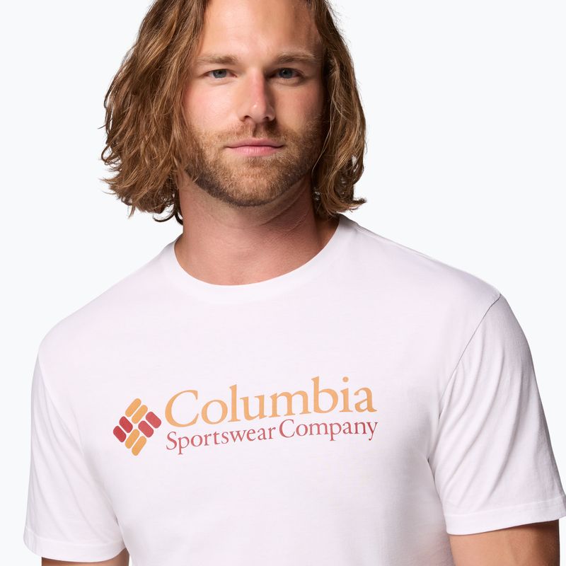 Мъжка тениска Columbia CSC Basic logo white/csc retro logo 5