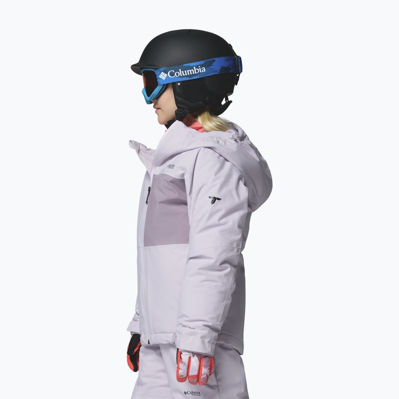Детско скиорско яке Columbia Holcomb Grove lavender pearl/shale purple 4