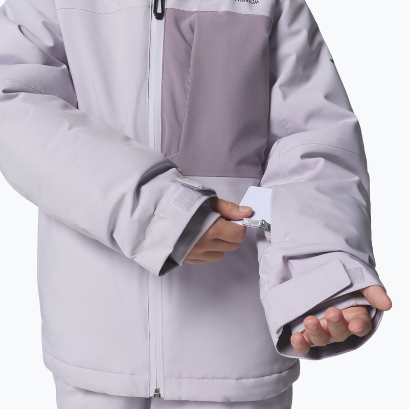 Детско скиорско яке Columbia Holcomb Grove lavender pearl/shale purple 7