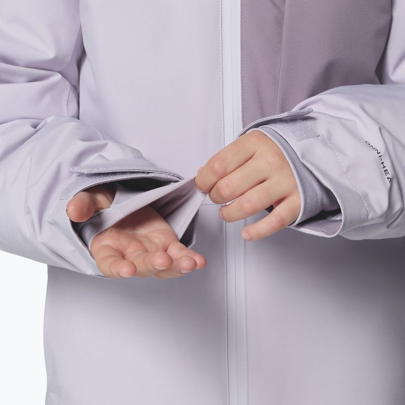 Детско скиорско яке Columbia Holcomb Grove lavender pearl/shale purple 8