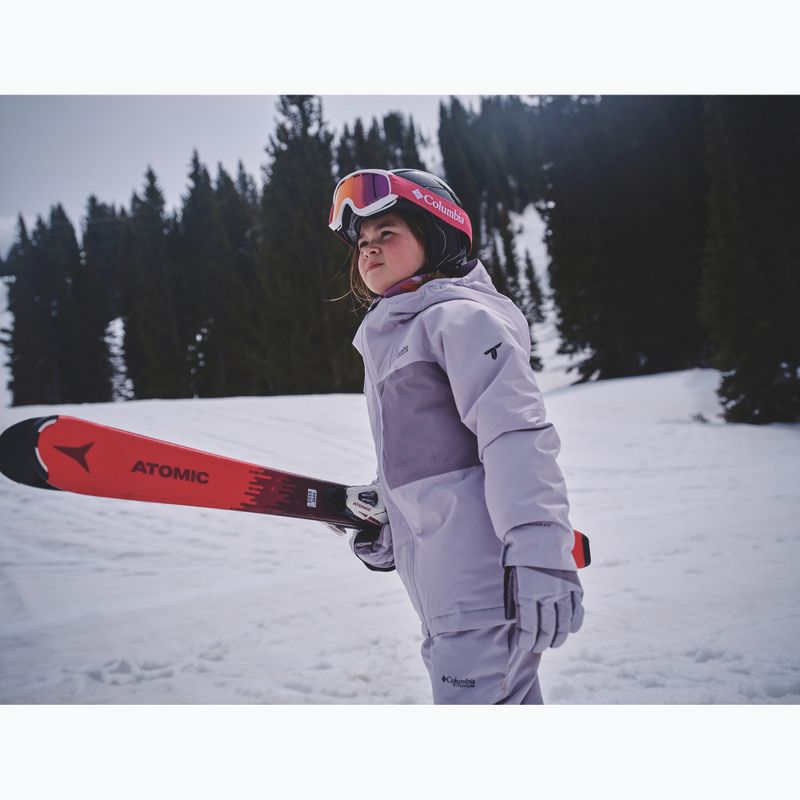 Детско скиорско яке Columbia Holcomb Grove lavender pearl/shale purple 15