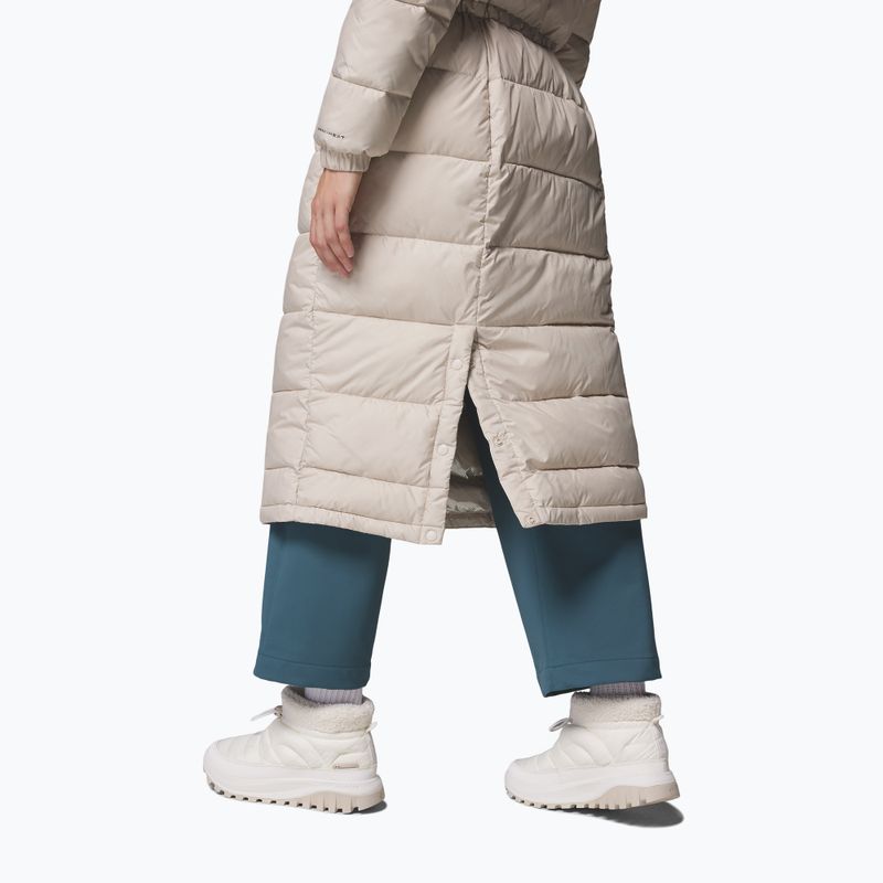 Дамско ватирано дълго яке Columbia Pike Lake III Long dark stone 8