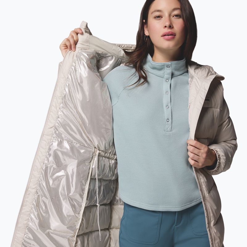 Дамско ватирано дълго яке Columbia Pike Lake III Long dark stone 9