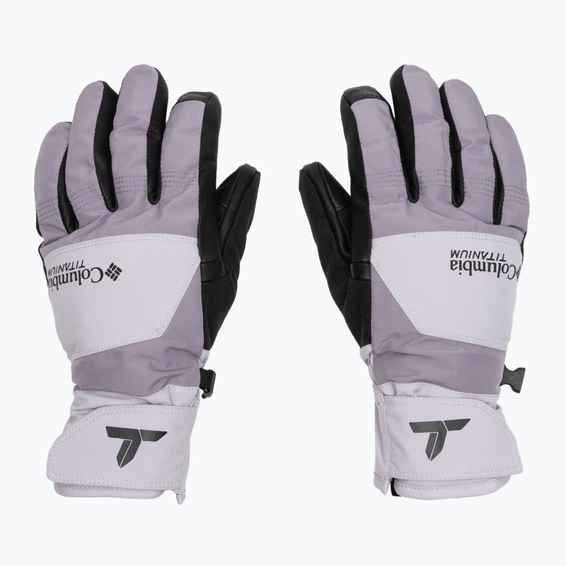Дамски ръкавици за трекинг Columbia PowBound lavender pearl/shale purple/black 2