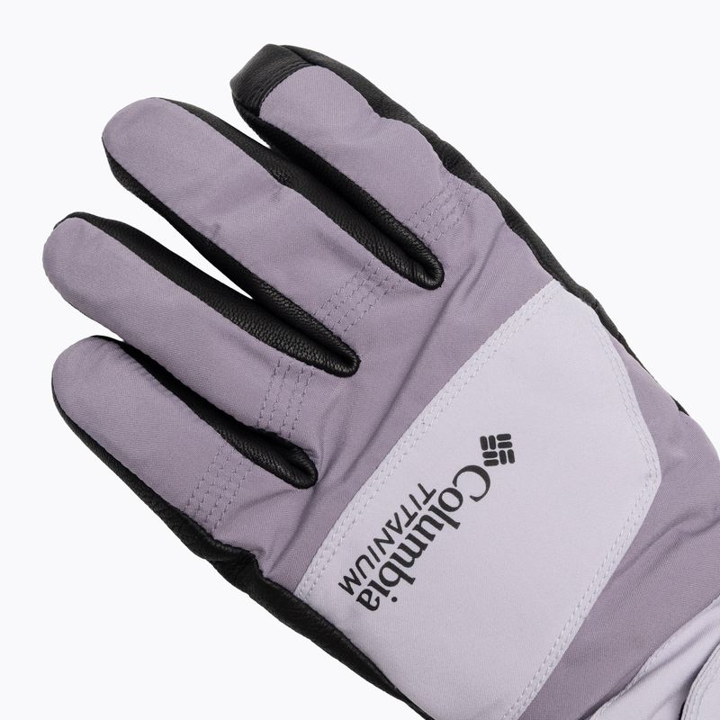 Дамски ръкавици за трекинг Columbia PowBound lavender pearl/shale purple/black 4