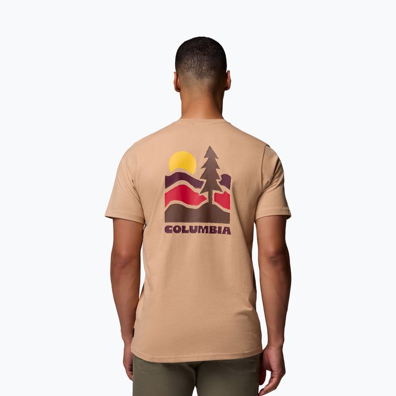Мъжка тениска за трекинг Columbia Explorers Canyon Back кану/изкачване 3