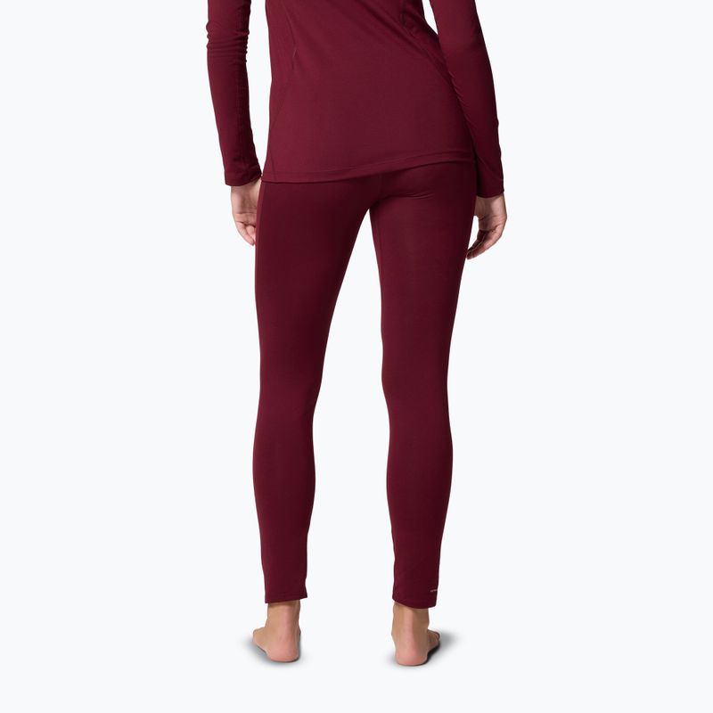 Дамски термоактивни панталони Columbia Midweight Stretch rich wine 3