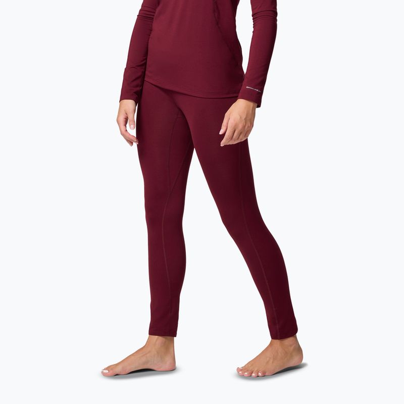 Дамски термоактивни панталони Columbia Midweight Stretch rich wine 4