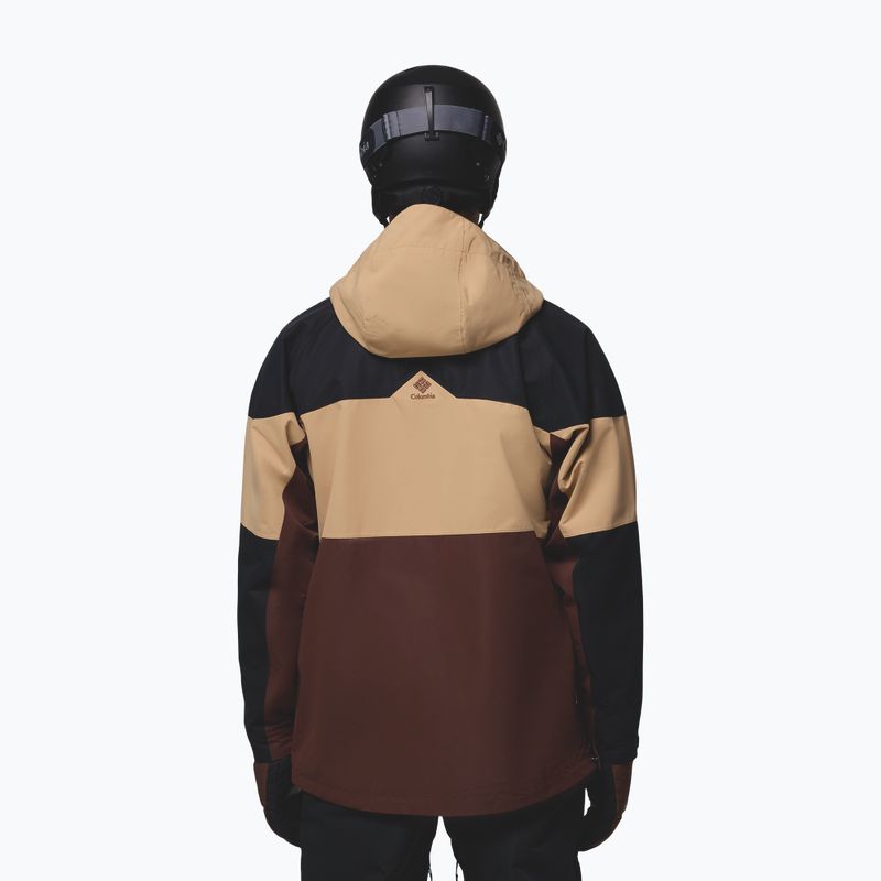 Мъжко яке за сноуборд Columbia Coreshot Shell Anorak tobacco/canoe/black 3