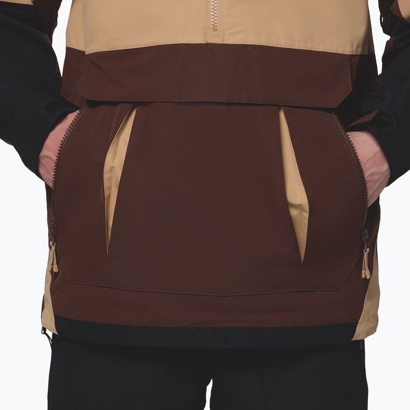 Мъжко яке за сноуборд Columbia Coreshot Shell Anorak tobacco/canoe/black 11