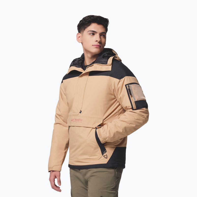 Мъжко подплатено яке Columbia Challenger II Ins Pullover canoe/black 4