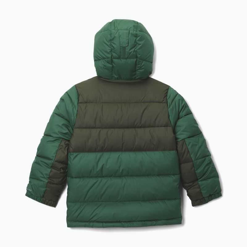 Детско подплатено яке Columbia Pike Lake II Hooded rain forest/greenscape 2