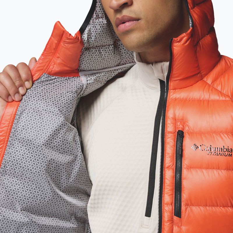 Мъжко пухено яке Columbia Arctic Crest Down Hooded zing 10