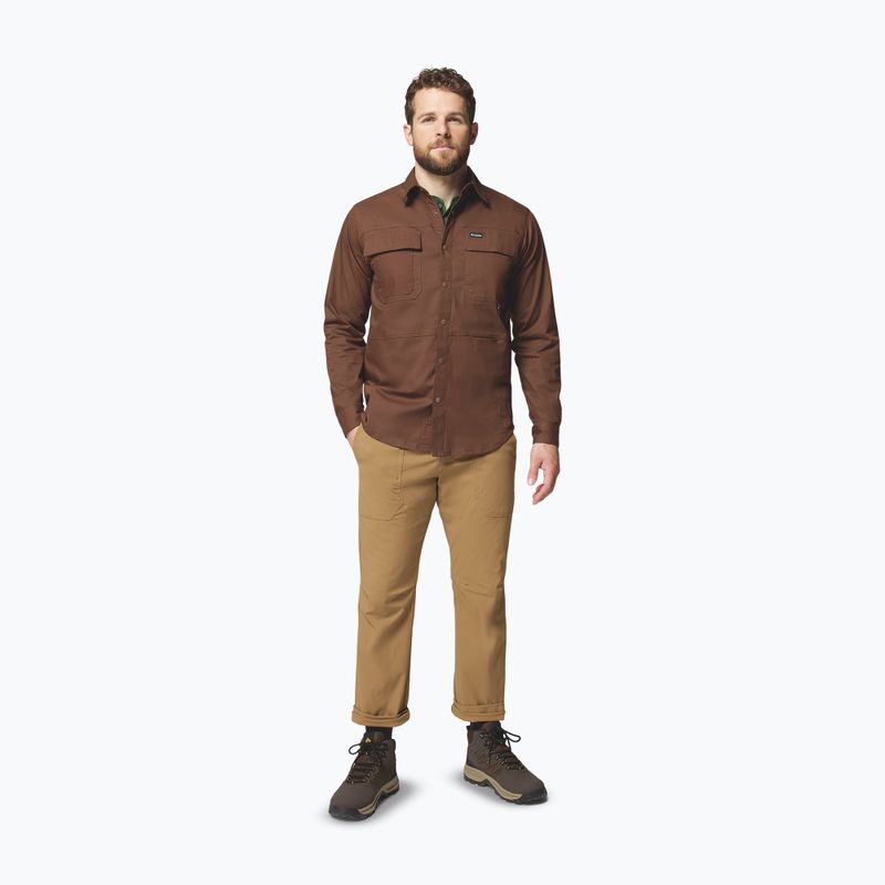 Мъжка риза Columbia Landroamer Twill tobacco 2