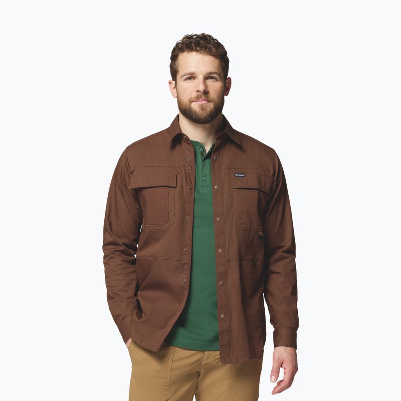 Мъжка риза Columbia Landroamer Twill tobacco 5