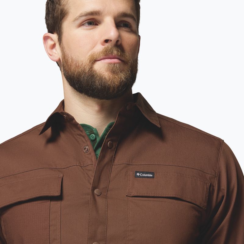 Мъжка риза Columbia Landroamer Twill tobacco 6