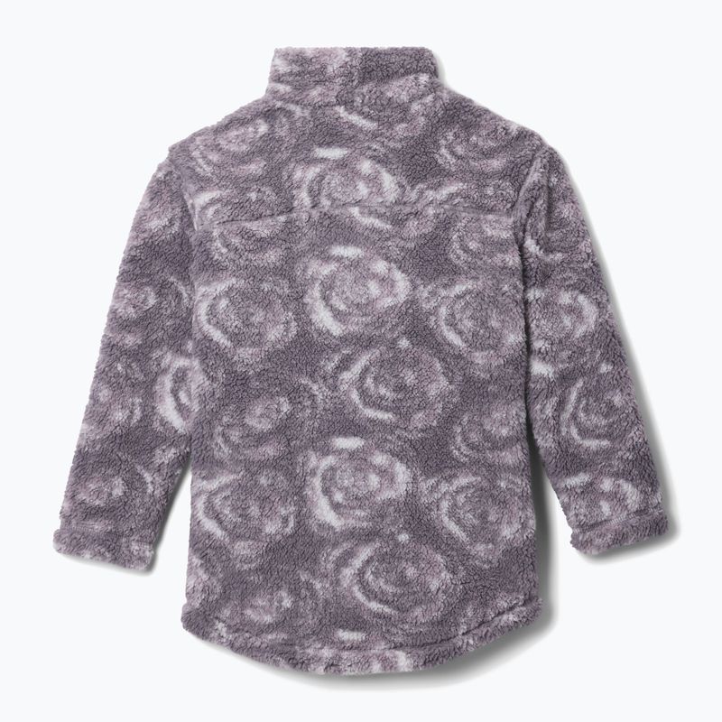 Детски суитшърт Columbia West Bend Printed FZ shale purple rosecity 2
