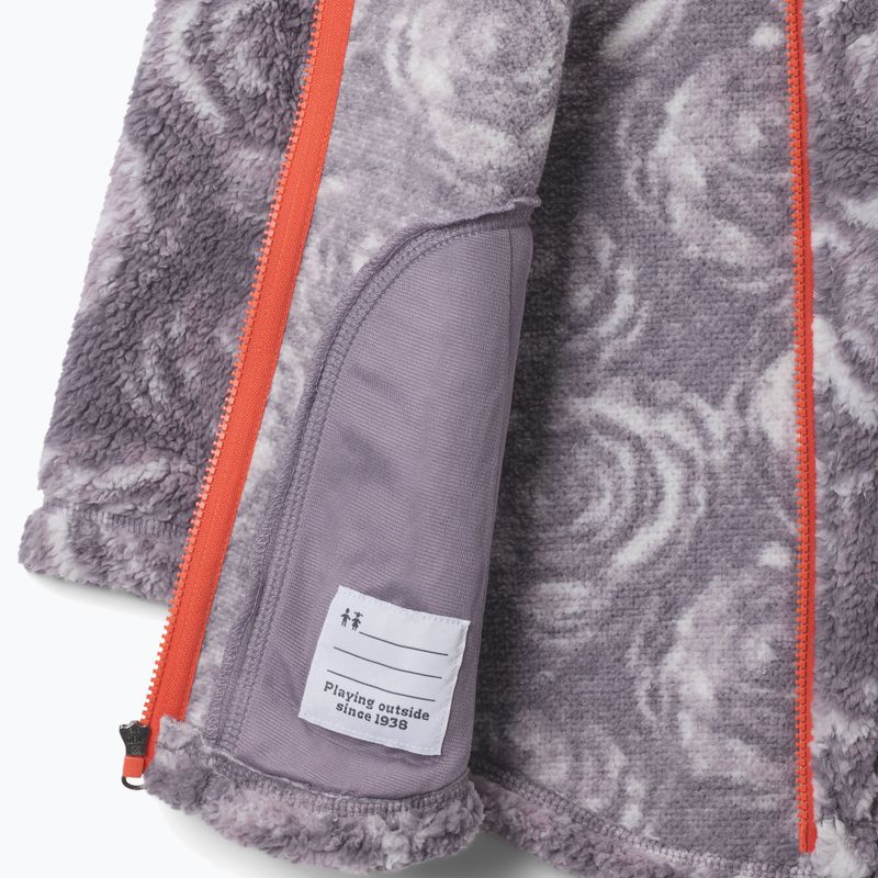 Детски суитшърт Columbia West Bend Printed FZ shale purple rosecity 3