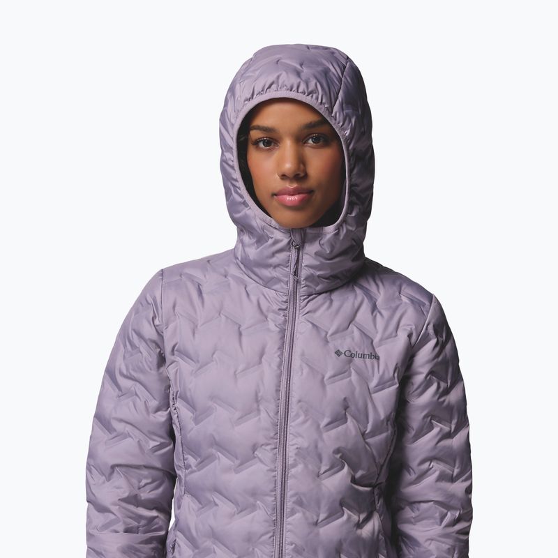 Дамско дълго пухено яке Columbia Delta Ridge II Long Down shale purple 6