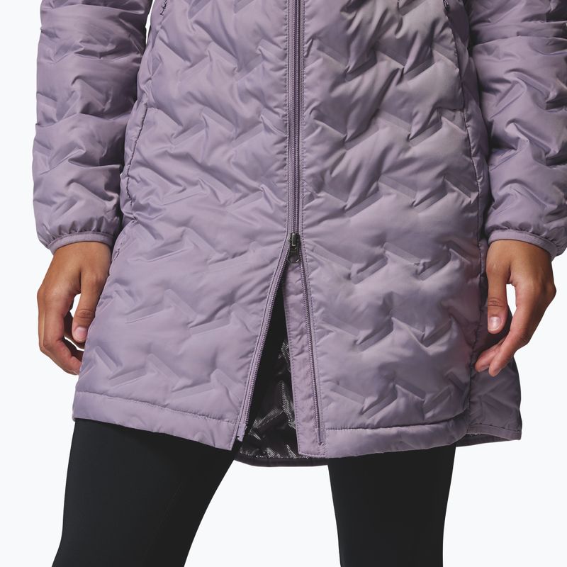 Дамско дълго пухено яке Columbia Delta Ridge II Long Down shale purple 7