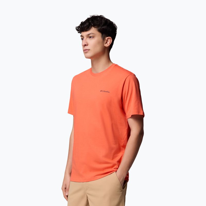 Мъжка тениска за трекинг Columbia North Cascades zing/csc box logo 4