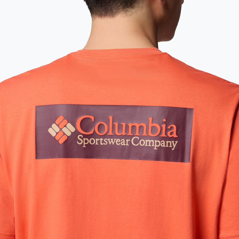Мъжка тениска за трекинг Columbia North Cascades zing/csc box logo 6