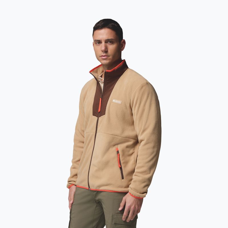 Мъжки суитшърт Columbia Sequoia Grove FZ Fleece canoe/tobacco 4