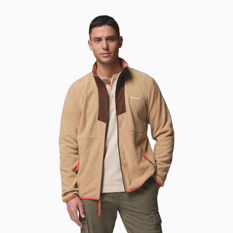 Мъжки суитшърт Columbia Sequoia Grove FZ Fleece canoe/tobacco 5