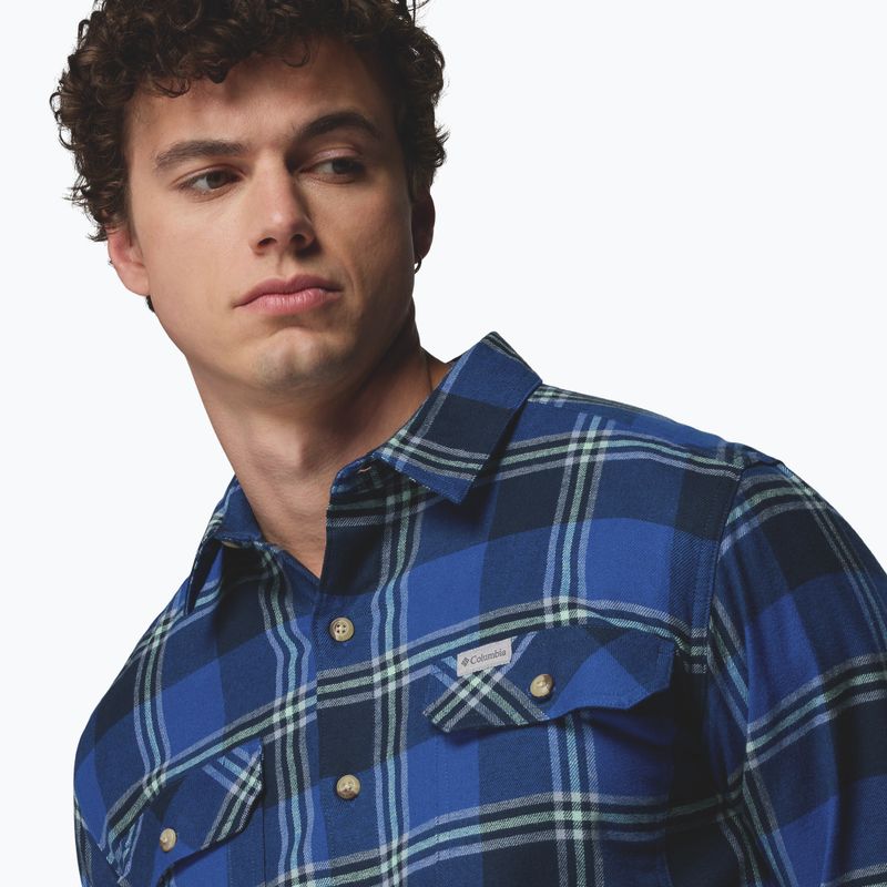 Мъжка риза Columbia Flare Gun Stretch Flannel mtn blue trails edge plaid 6