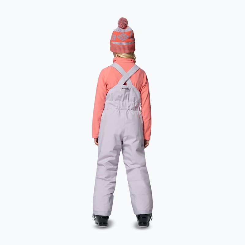 Детски скиорски панталони Columbia Holcomb Grove Bib lavender pearl 3