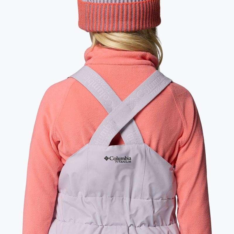 Детски скиорски панталони Columbia Holcomb Grove Bib lavender pearl 7
