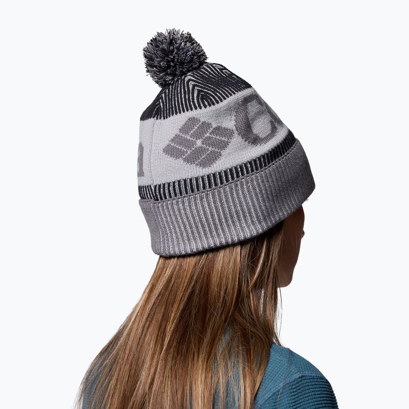 Зимна шапка Columbia Polar Powder III city grey/black/columbia grey 5