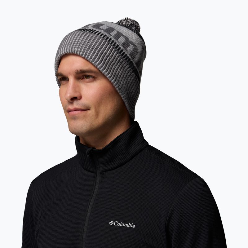 Зимна шапка Columbia Polar Powder III city grey/black/columbia grey 7
