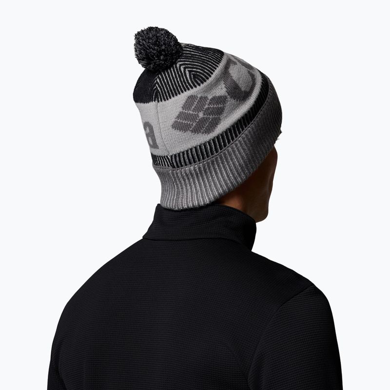 Зимна шапка Columbia Polar Powder III city grey/black/columbia grey 8