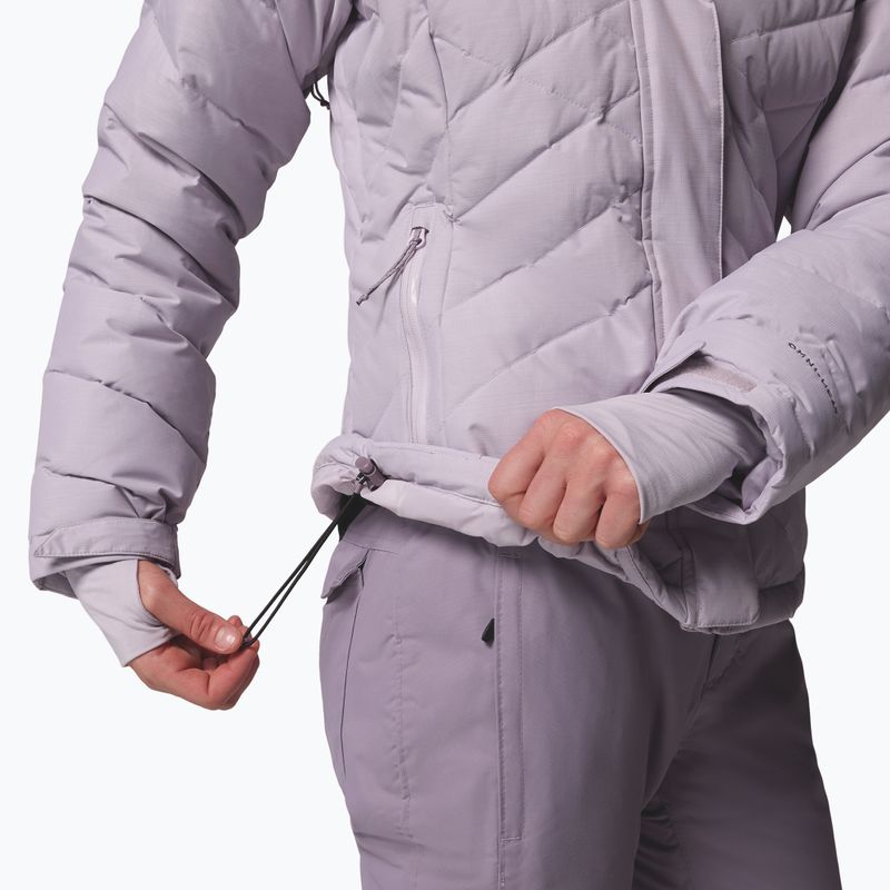 Дамско скиорско яке Columbia Lay D Down V lavender pearl 9