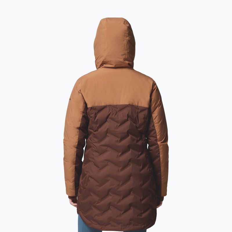 Дамско пухено яке Columbia Mountain Croo III Mid Down tobacco/camel brown 3